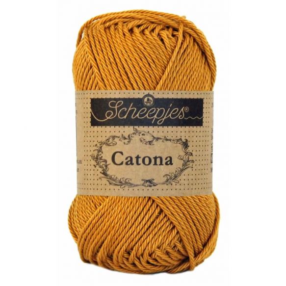 Scheepjes Catona 10gm - 383 Ginger Gold