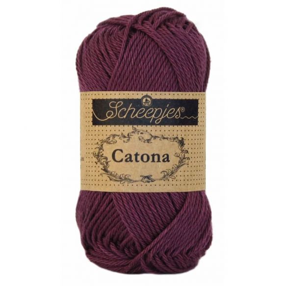 Scheepjes Catona 50gm - 394 Shadow Purple