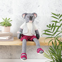 Knitted Wild Animal Friends by Louise Crowther KIT - Poppy the Koala - Yarn Only