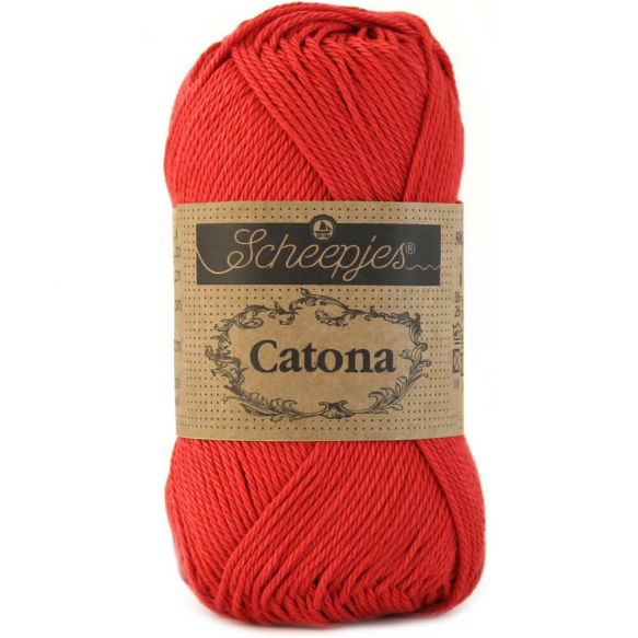 Scheepjes Catona 10gm - 516 Candy Apple