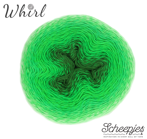 Scheepjes Ombre Whirl 565 Murderous Mint - LAST ONES - Discontinued by supplier