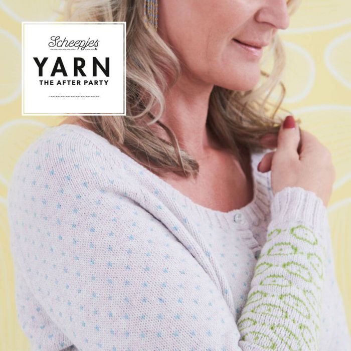 YARN The After Party no. 59 Bird's Eye Cardigan by Simy's Studio