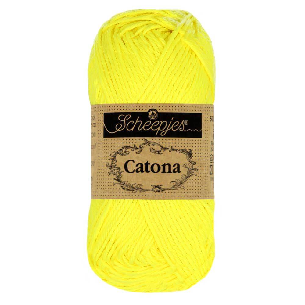Scheepjes Catona 10gm - 601 Neon Yellow