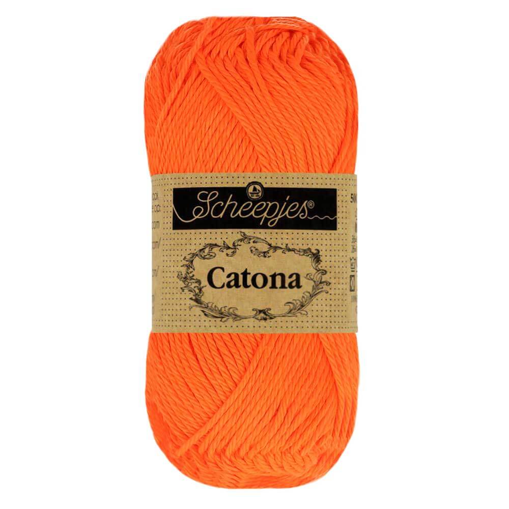 Scheepjes Catona 10gm - 603 Neon Orange