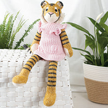 Knitted Wild Animal Friends by Louise Crowther KIT - Sophie the Tiger - Yarn Only