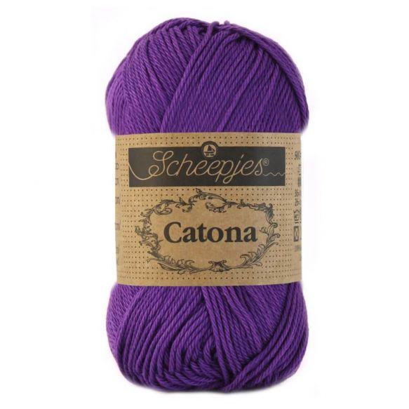 Scheepjes Catona 10gm - 521 Deep Violet