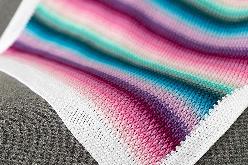 Alpine Stitch Baby Blanket Yarn Pack by Kirsten Ballering