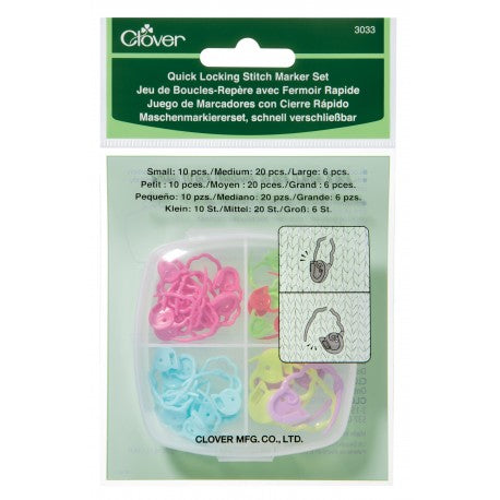 Clover  Locking Stitch Markers Set