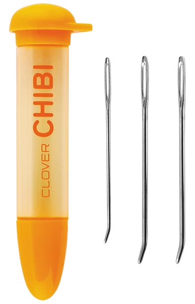 Clover Darning Needle Bent Tip - Yellow
