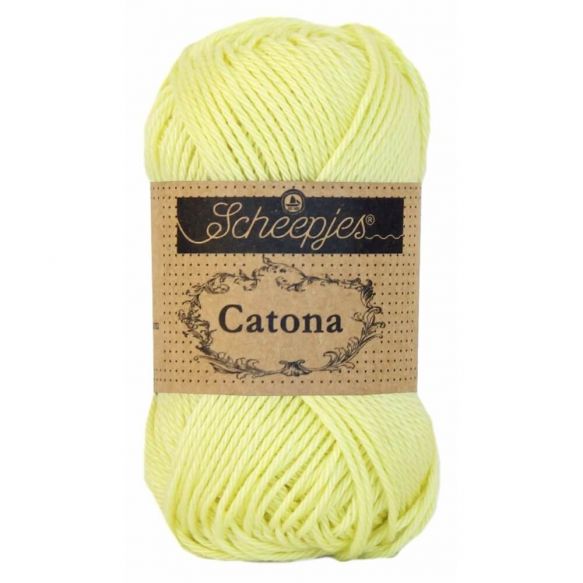 Scheepjes Catona 10gm - 100 Lemon Chiffon