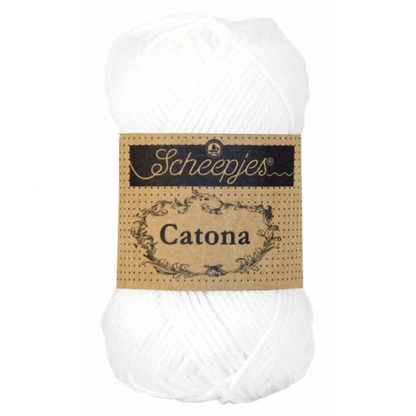 Scheepjes Catona 50gm - 106 Snow White