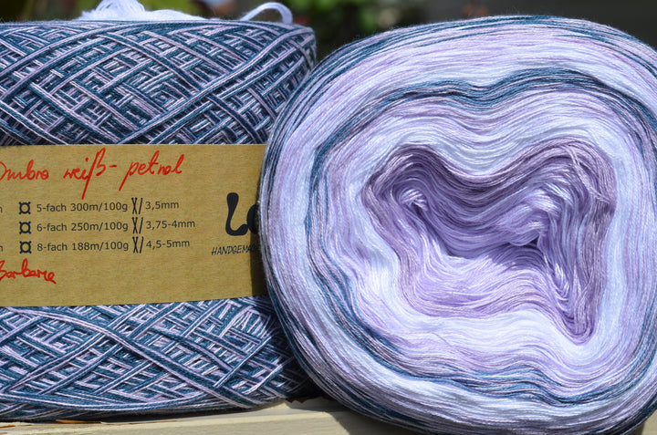 Lola Ombre White Petrol - Various Sizes