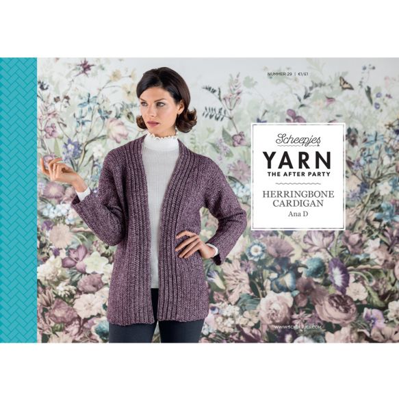 YARN The After Party no. 29 Herringbone Cardigan by Ana D