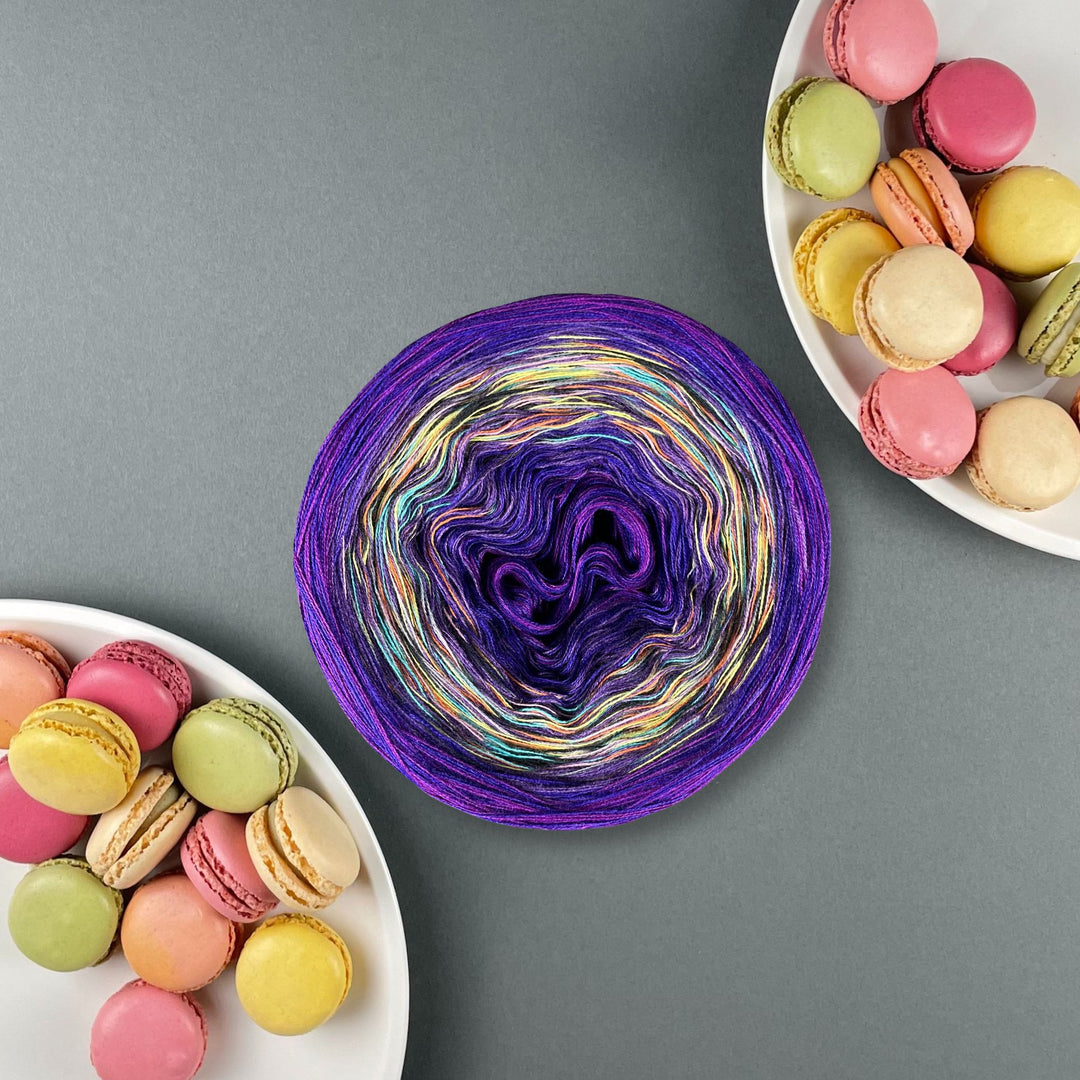 Lola Macarons Purple Confetti mc9