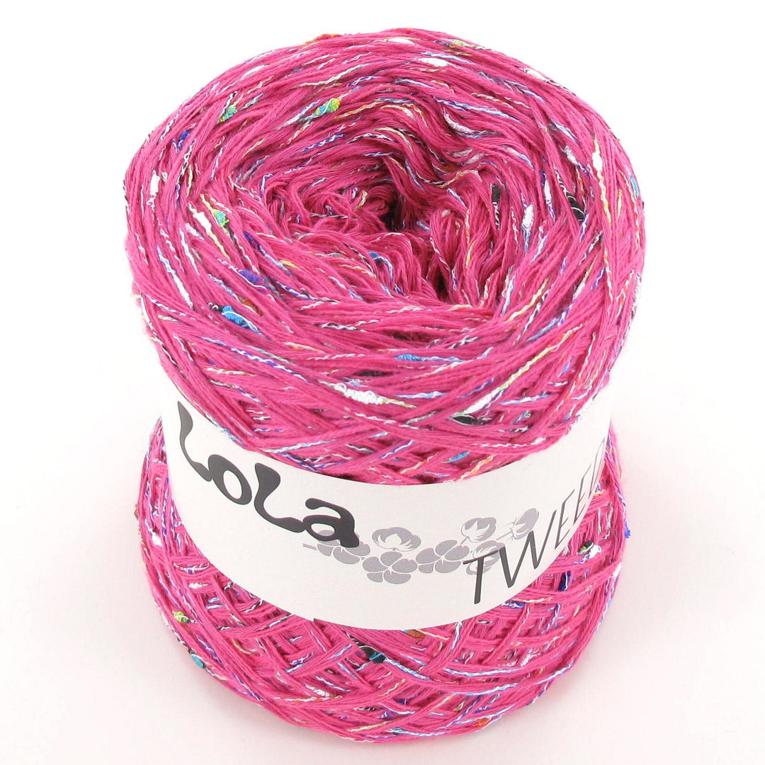 PREORDER Lola Tweed Cotton Uni Fuchsia