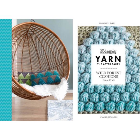 YARN The After Party Pattern no. 17 Wild Forest Cushions by Esme Crick