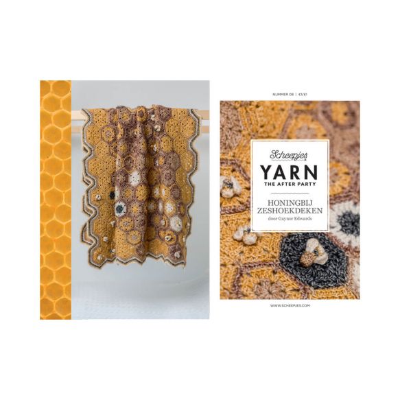 YARN The After Party no. 08 Honey Bee Blanket by Gaynor Edwards