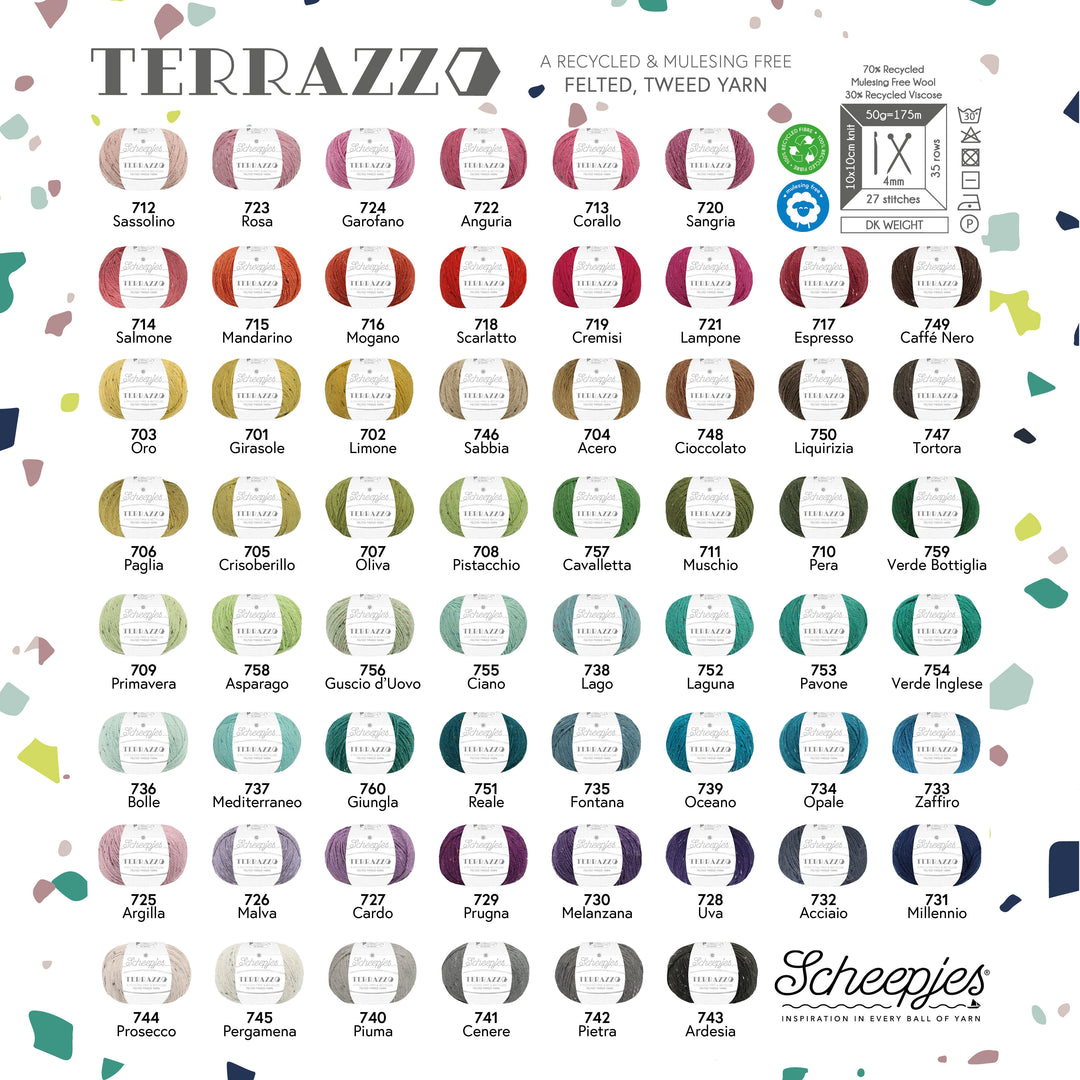 PREORODER Scheepjes Terrazzo Colour Assortment Pack
