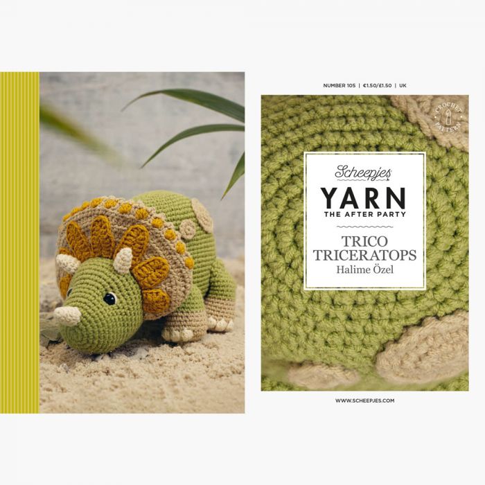 YARN The After Party no. 105 Trico Triceratops by Halime Öze