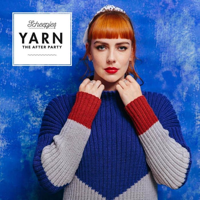 YARN The After Party no. 130 Chevron Jumper by Jo Allport