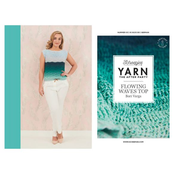 YARN The After Party no. 63 Flowing Waves Top by Bori Varga