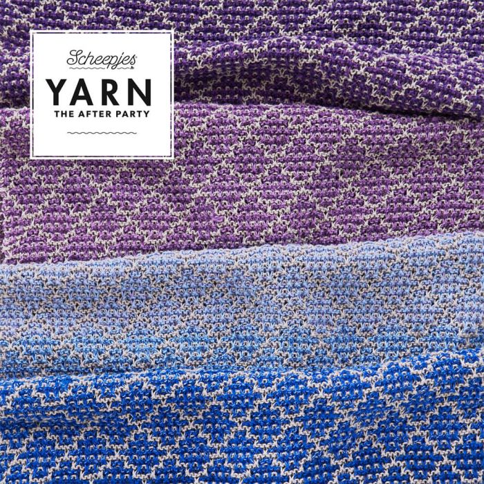 YARN The After Party no. 71 Lavender Trellis Wrap by Margje Enting