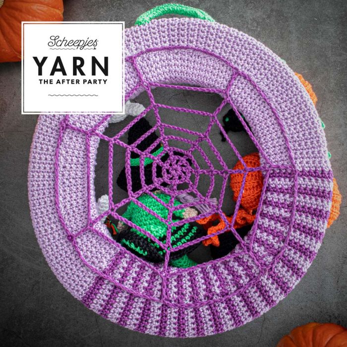 YARN The After Party no.76 Zoey Halloween Wreath designed by Val Pierce - LAST COPY