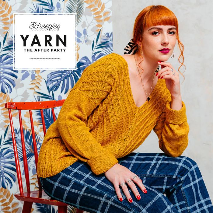 YARN The After Party no. 98 Herringbone V-Sweater