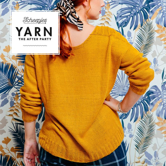 YARN The After Party no. 98 Herringbone V-Sweater