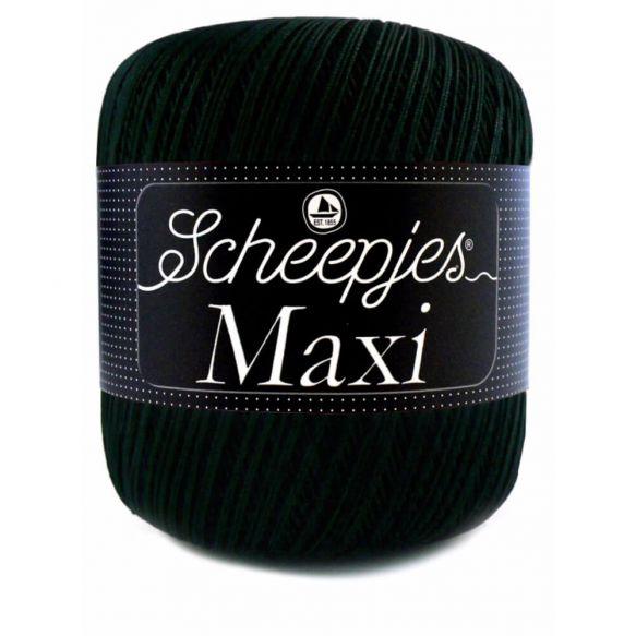 Scheepjes Maxi 110 Jet Black - colorway DISCONTINUED - Last Ones