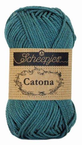 Scheepjes Catona 10gm - 391 Deep Ocean Green