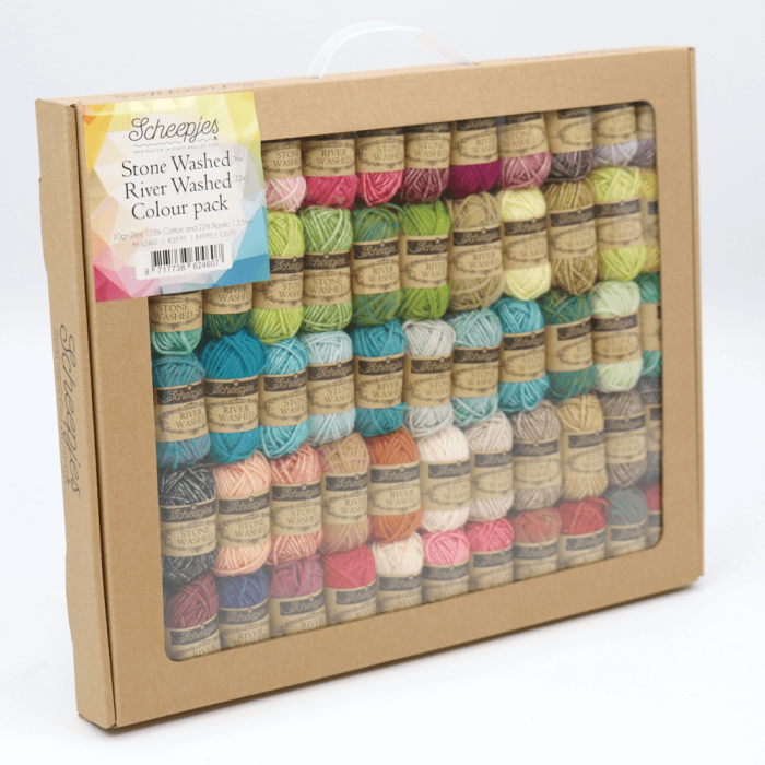 Scheepjes Stone Washed-River Washed Assortment Pack