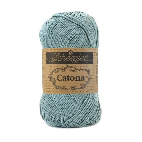 Scheepjes Catona 10gm - 528 Silver Blue