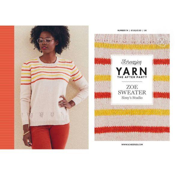 YARN The After Party no. 74 Zoe Sweater Top by Simy's Studio - LAST COPY