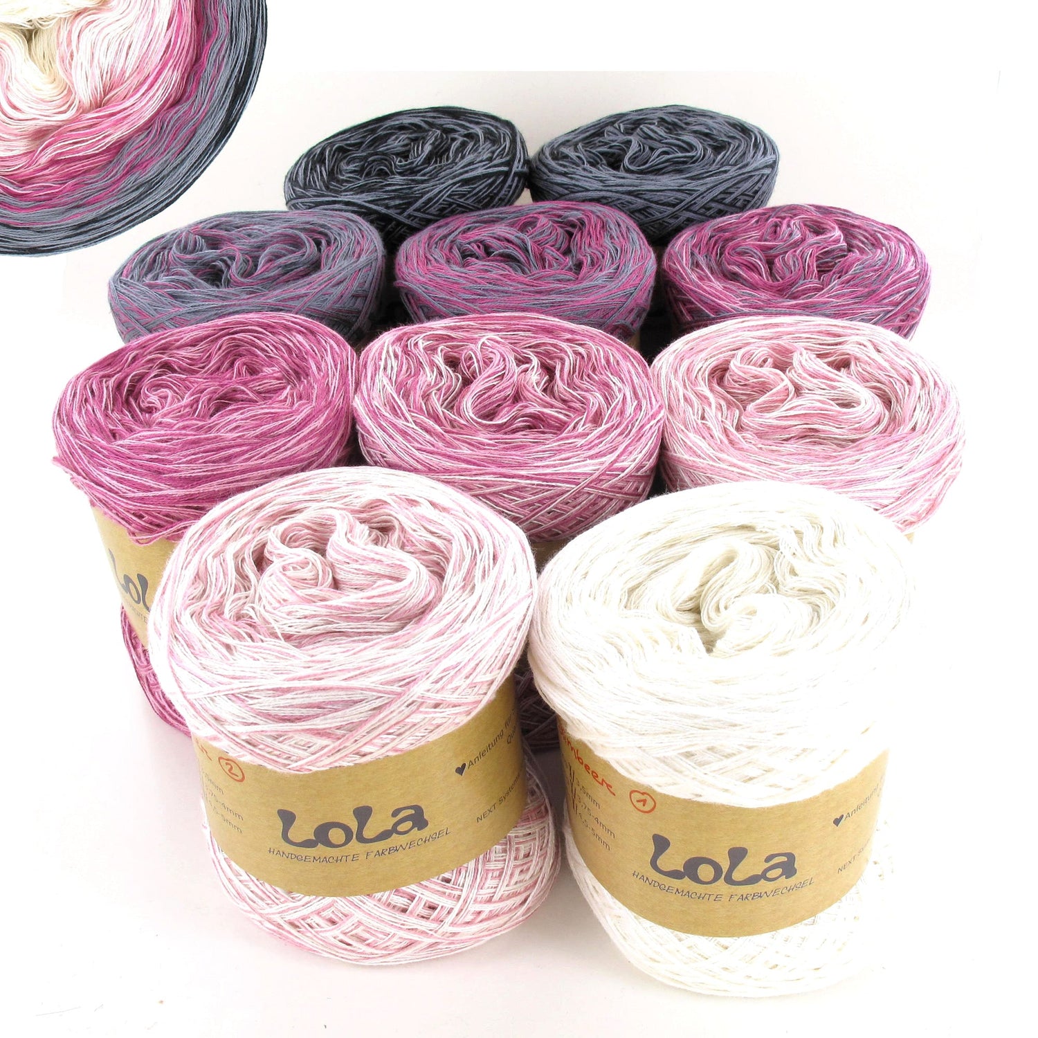 Lola Bobbel Box Black & White Raspberry