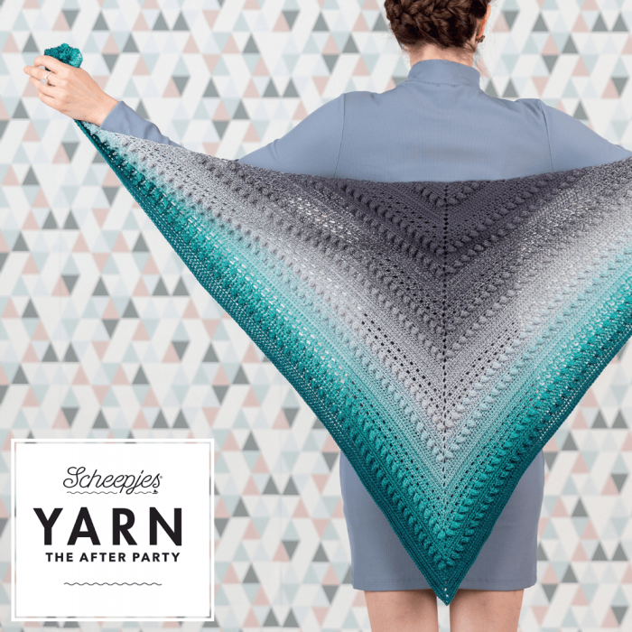 YARN The After Party no. 9 Stormy Day Shawl by Kirsten Ballering
