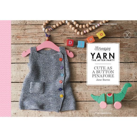 YARN The After Party no. 113 Cute Button Pinafore by Jane Burns