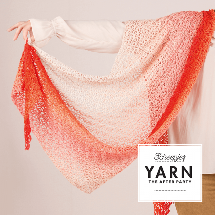 YARN The After Party Pattern no. 15 Dream Catcher Shawl by Helda Panagary