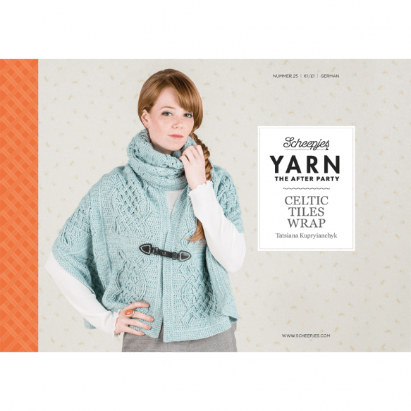 YARN The After Party no. 25 Party Celtic Tiles Wrap by Tatsiana Kupryianchyk