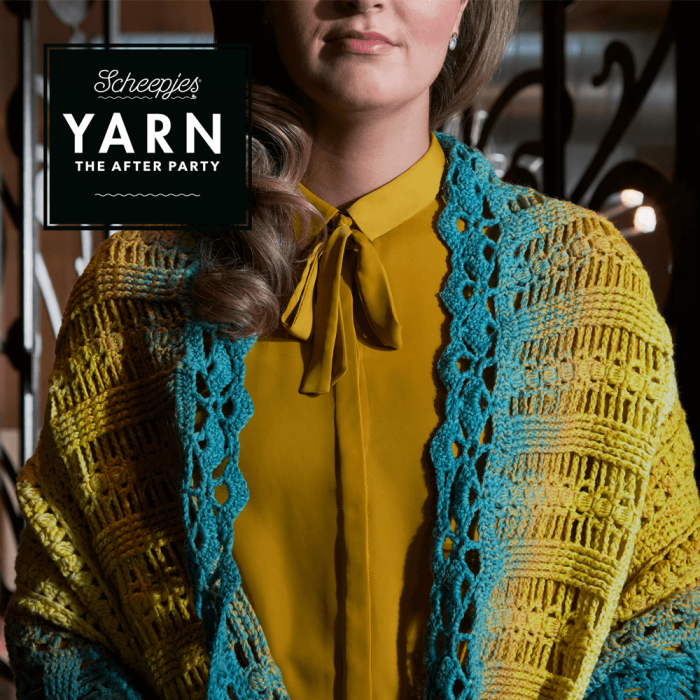 YARN The After Party no. 39 Venice Wrap Shawl by Bernadette Ambergen