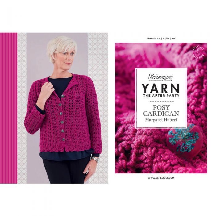 YARN The After Party no. 48 Posy Cardigan by Margaret Hubert
