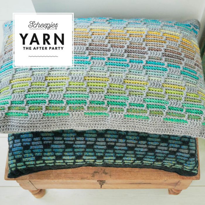 YARN The After Party no. 50 Honeycomb Cushion by Mark Roseboom