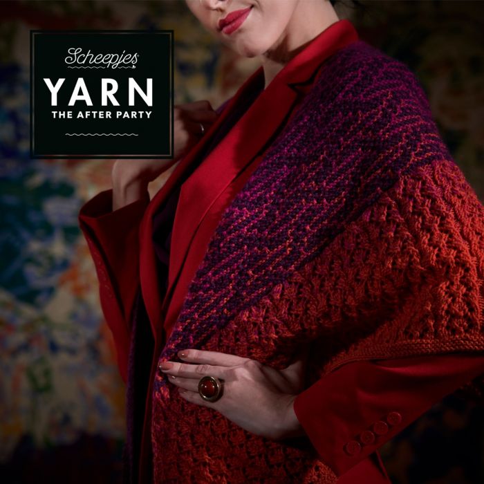 YARN The After Party no. 52 Eastern Sunset Shawl by Margje Enting