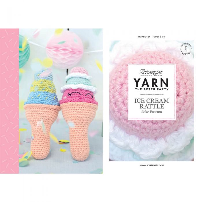 YARN The After Party no. 56 Ice Cream Rattle by Joke Postma - LAST COPY