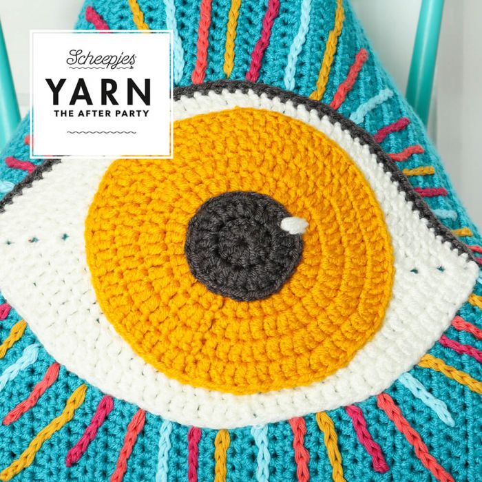 YARN The After Party no. 82 Bright Sight Cushion by Simy's Studio
